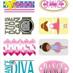Dance Recital Gift Or Favor, Dance Themed Bag Tags..free Printable   Free Printable Dance Recital Cards
