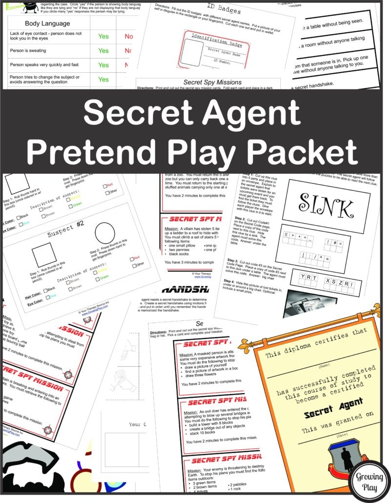 Detective Puzzle For Kids - Free Printable - Growing Play - Free Printable Detective Games