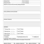 Disciplinary Action Form | Employee Forms | Employee Performance   Free Printable Hr Forms