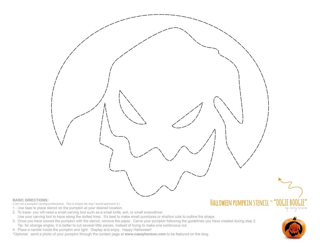 Printable Oogie Boogie Pattern