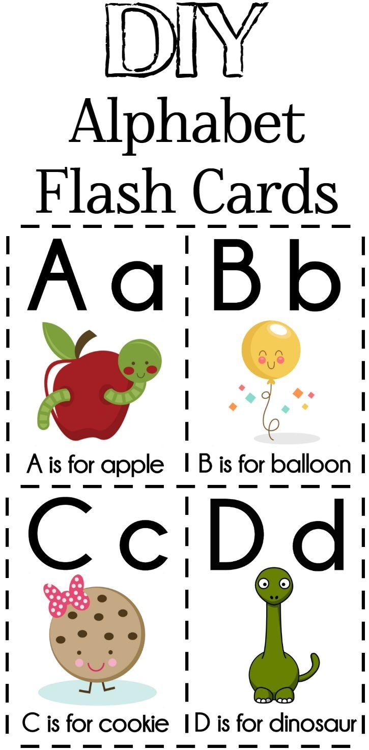 Diy Alphabet Flash Cards Free Printable | Printables - Education - Spanish Alphabet Flashcards Free Printable
