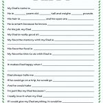 Diy} Father's Day Questionnaire   In The Know Mom   Free Printable Dad Questionnaire