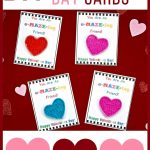 Diy Valentine's Day Cards For Kids With Free Printable!   Bullock's Buzz   Free Printable Valentines Day Cards Kids