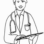 Doctor Coloring Sheets | Coloring Pages | Community Helpers   Doctor Coloring Pages Free Printable