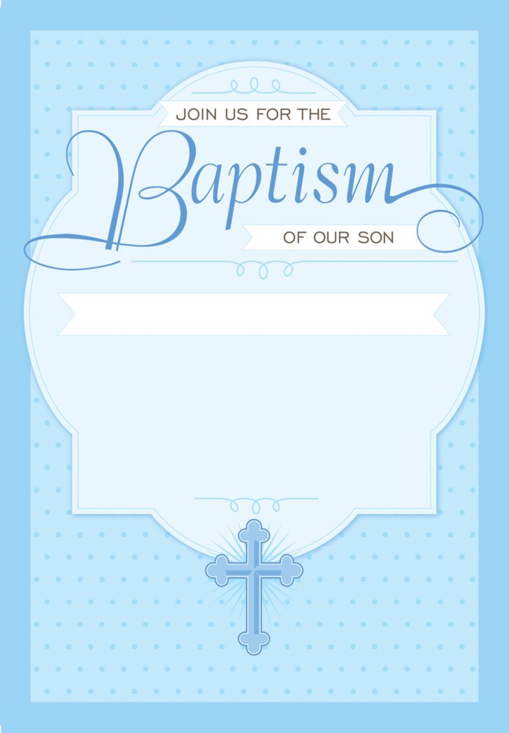 Free Printable Personalized Baptism Invitations