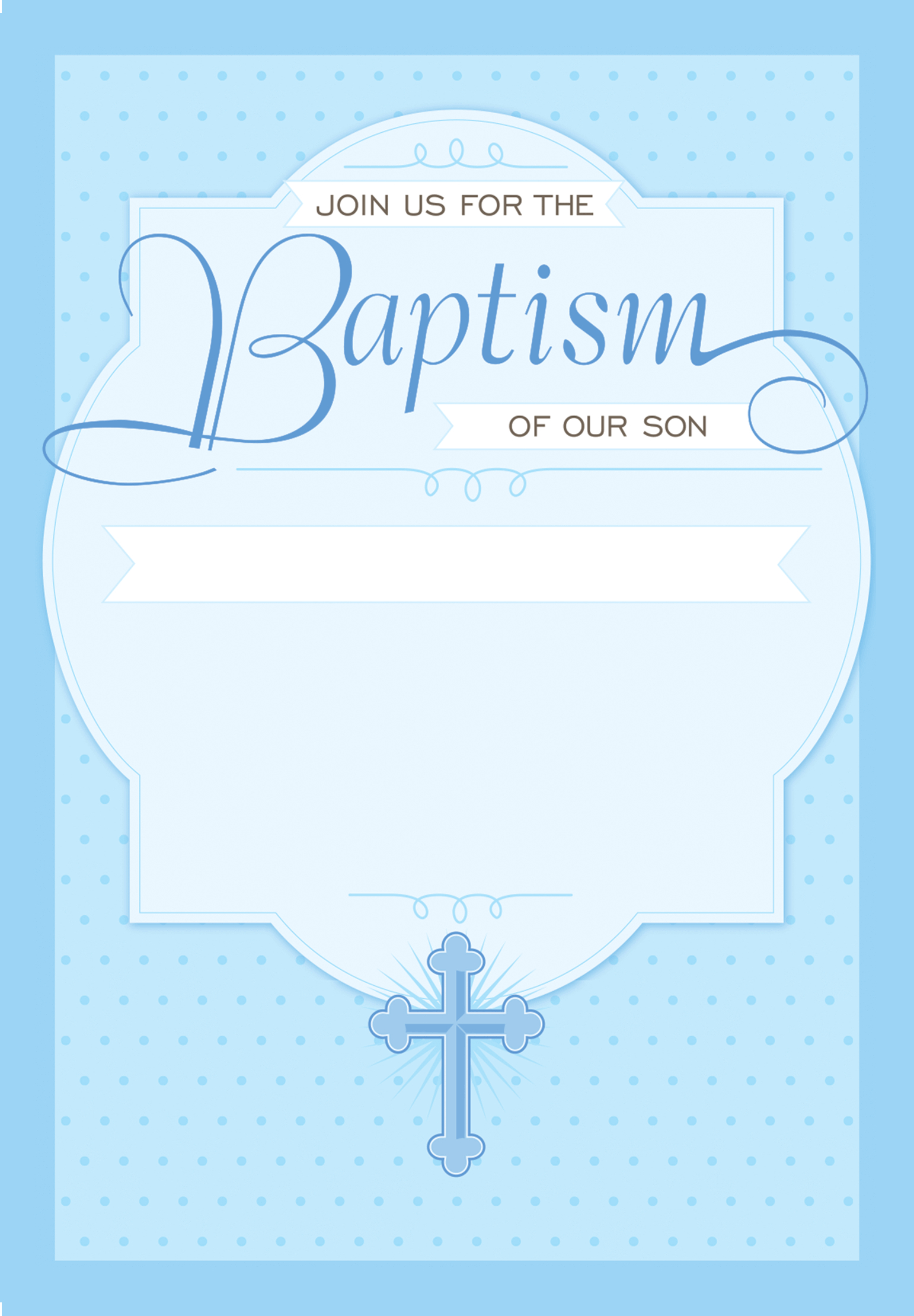 Printable Baptism Invitations Printable Blank World