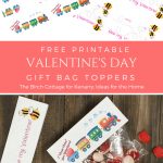 Download And Print Two Valentine Gift Bag Toppers   Free Printable Bag Toppers
