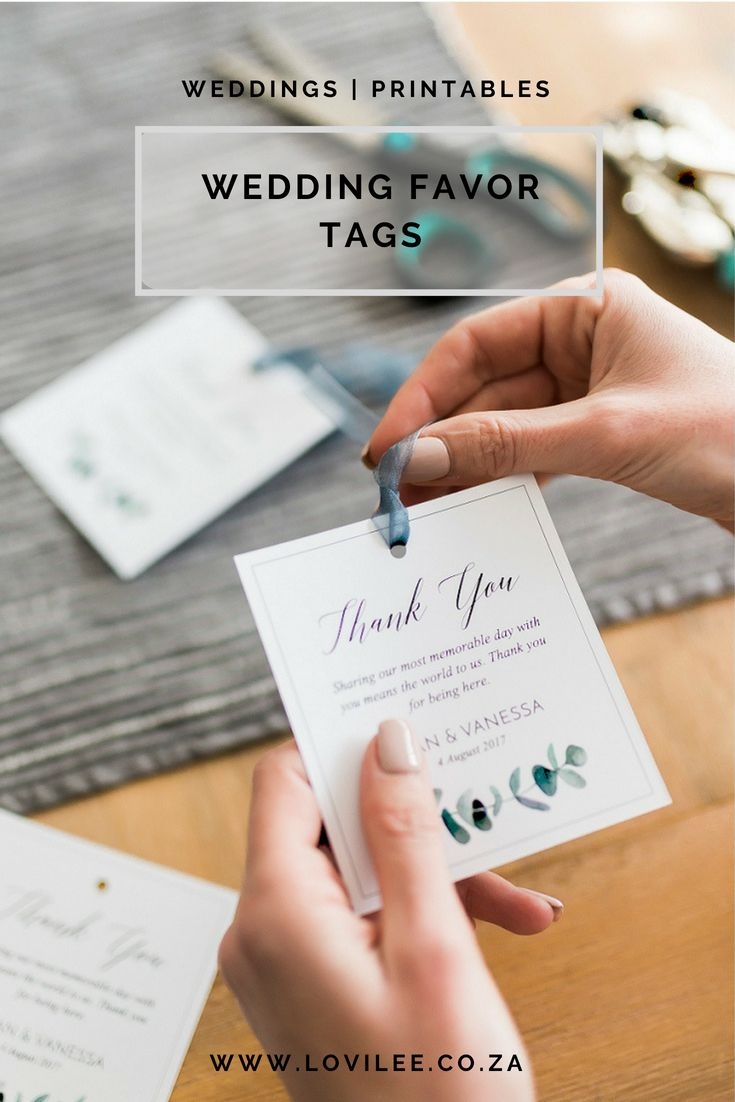 Download These Free Printable Wedding Thank You Tags | Free - Free Printable Wedding Thank You Tags