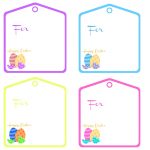 Easter Basket Tags – Happy Easter & Thanksgiving 2018   Free Printable Easter Basket Name Tags