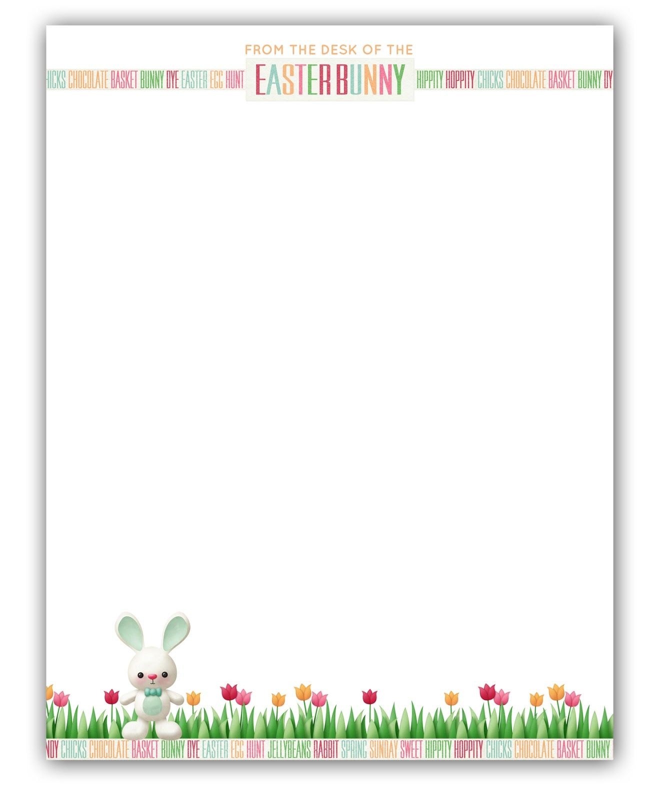 Free Printable Easter Stationery Free Printable