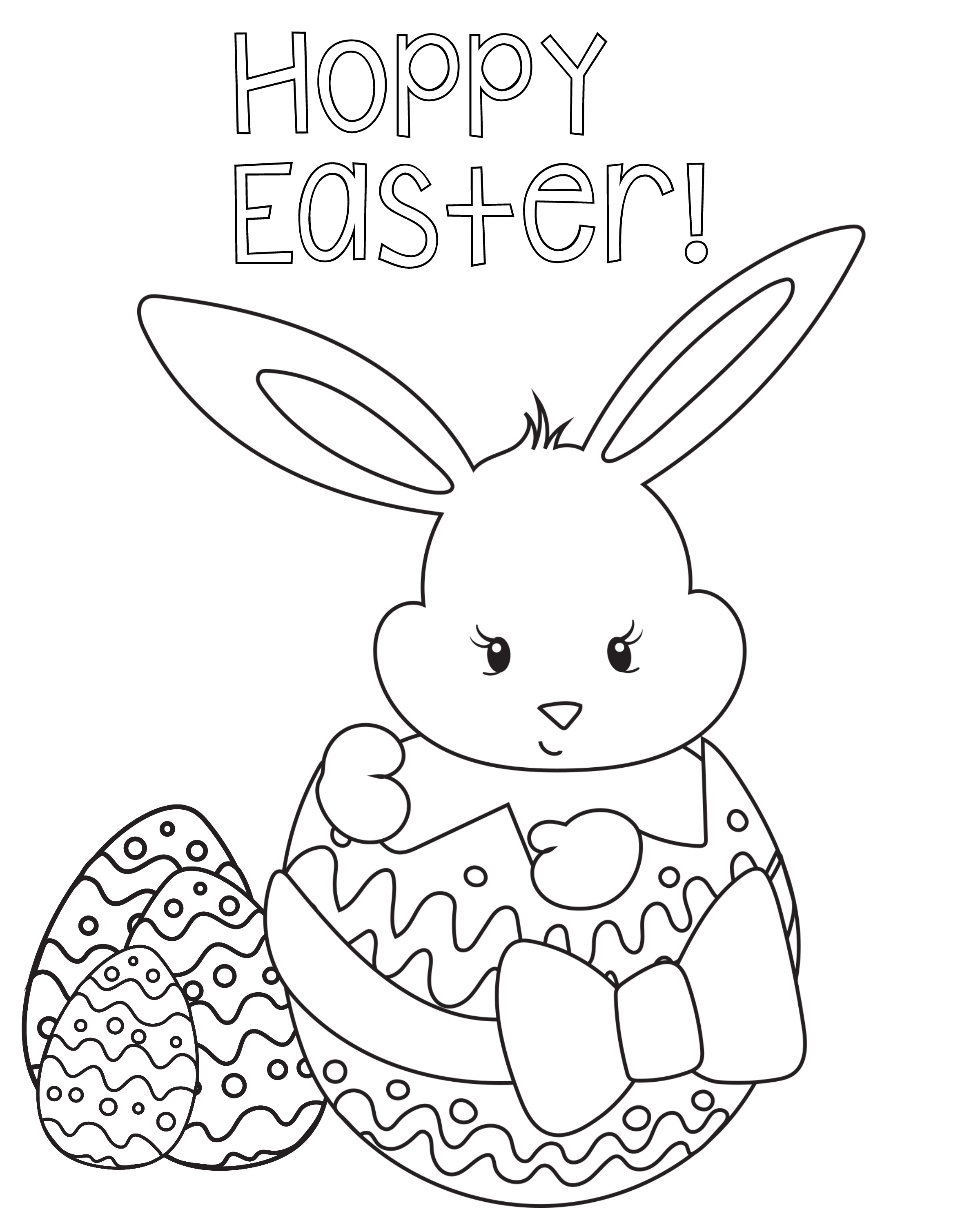 Easter Coloring Pages For Kids - Crazy Little Projects - Free Printable Easter Coloring Pages