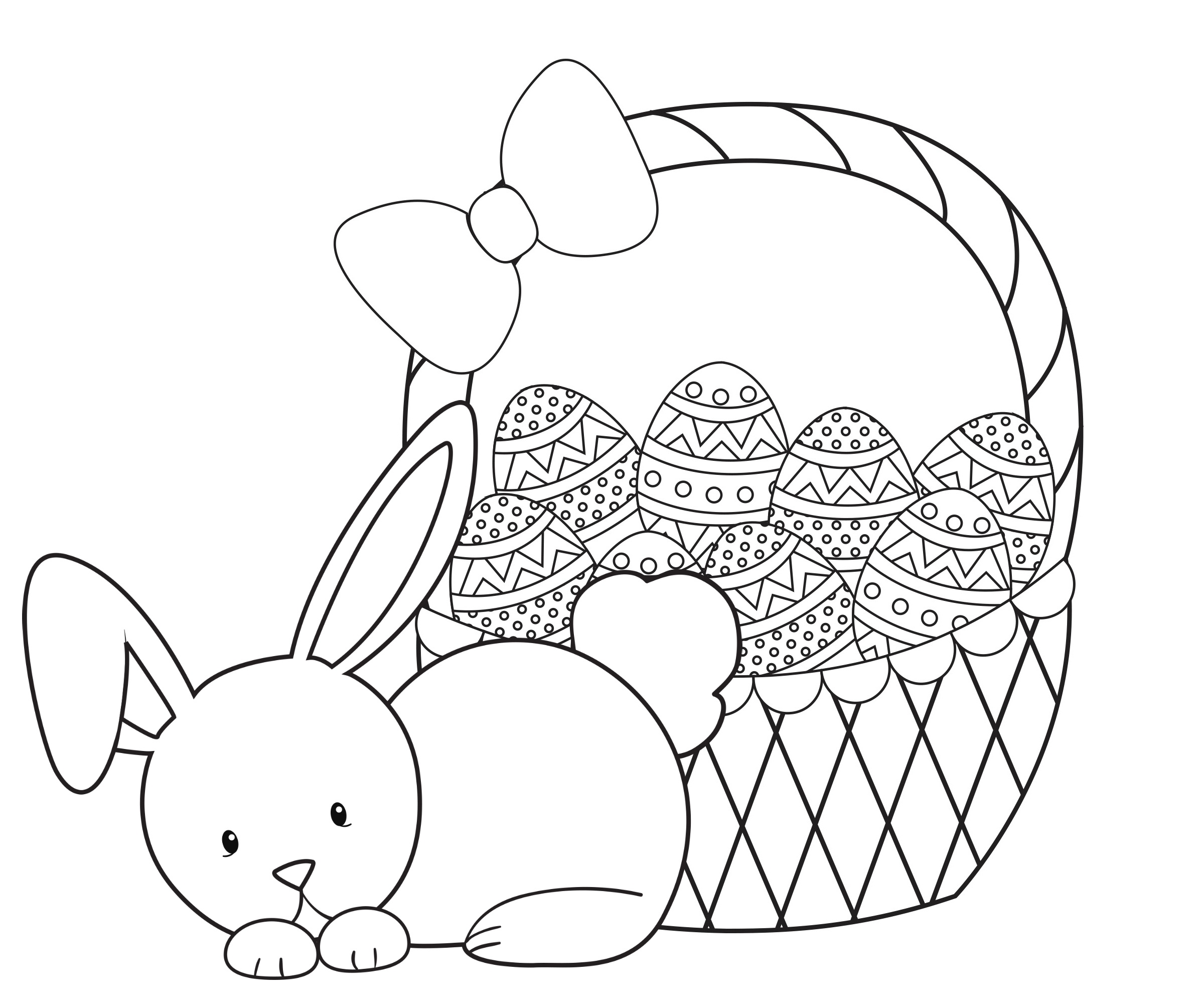 Easter Coloring Pages For Kids - Crazy Little Projects - Free Printable Easter Coloring Pictures
