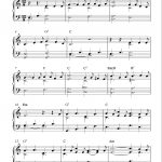Easy Piano Solo Arrangementpeter Edvinsson Of The Christmas   Christmas Songs Piano Sheet Music Free Printable