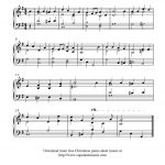 Easy Piano Solo Arrangementpeter Edvinsson Of The Christmas   Free Printable Christmas Sheet Music For Piano