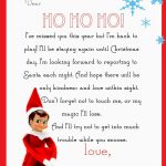 Elf On The Shelf Letter {Free Printable} | Christmas | Elf On The   Elf On A Shelf Goodbye Letter Free Printable
