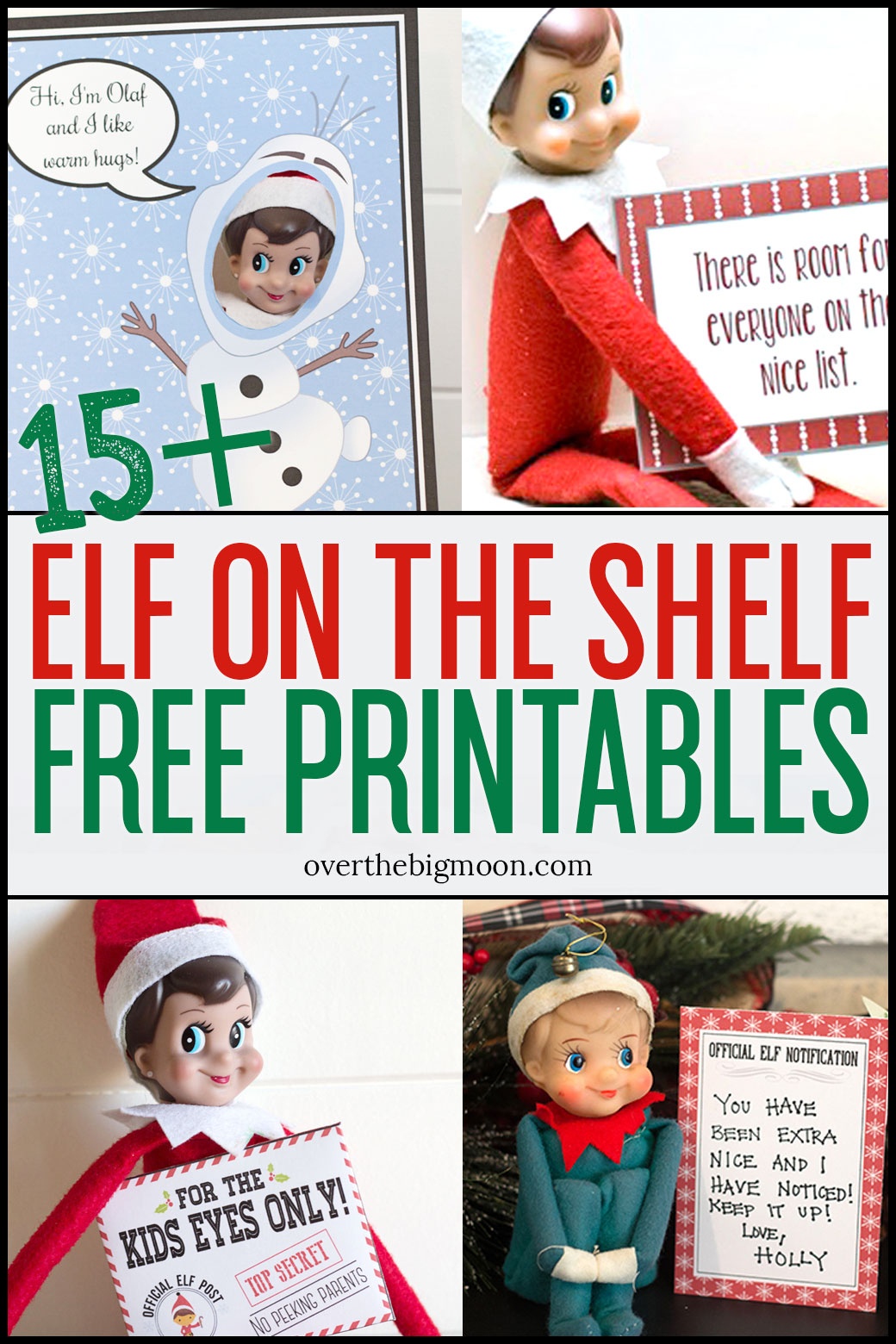 Elf On The Shelf Printables &amp;amp; Ideas | Over The Big Moon - Elf On The Shelf Free Printable Ideas