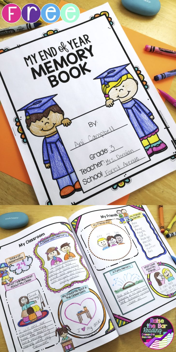 Free Printable Preschool Memory Book