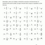 Equivalent Fractions Worksheets | Free Printable Fraction Worksheets   Free Printable Math Worksheets For 4Th Grade