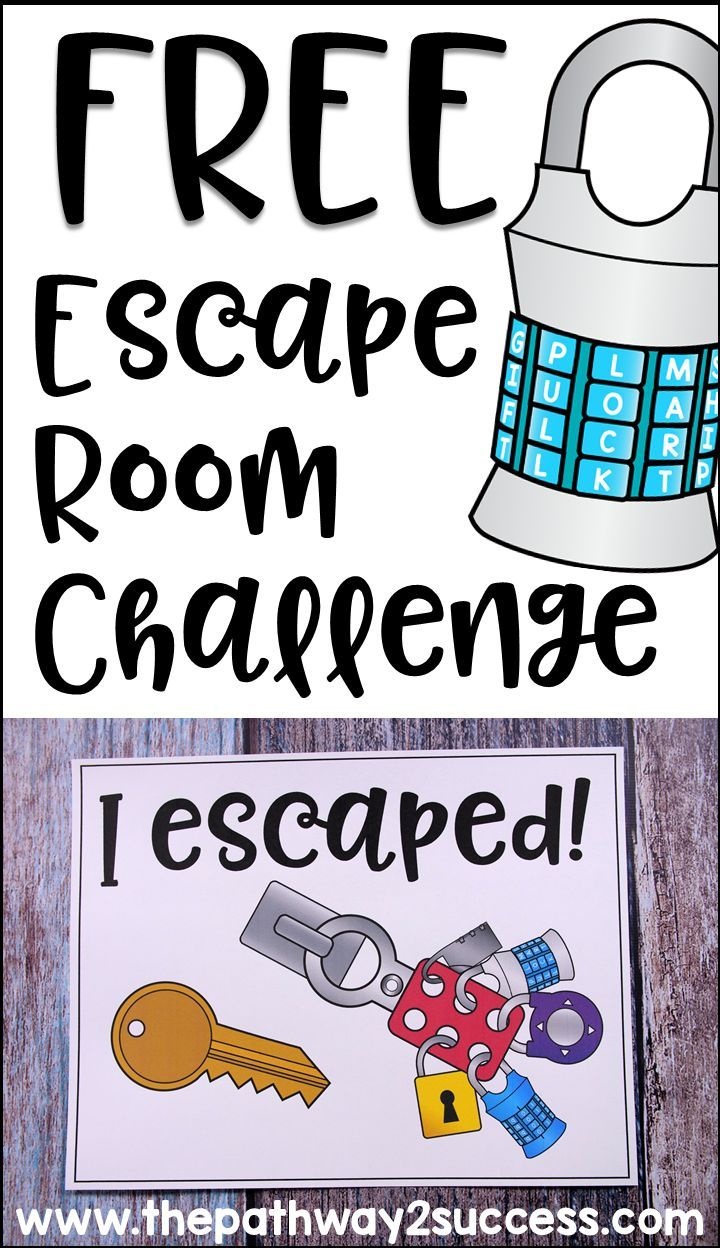 Executive Functioning Escape Room Activity | Cool Stuff From The - Free Printable Escape Room Game