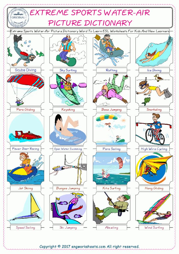 Free Printable Picture Dictionary For Kids