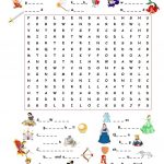 Fairy Tales.wordsearch Worksheet   Free Esl Printable Worksheets   Free Printable Disney Stories