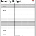Family Budget Template Income And Expenses Readsheet Ideas Expense   Free Printable Monthly Expense Sheet
