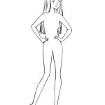 Fashion Model To Print & Draw Clothes On | Free! Printables   Free Printable Fashion Model Templates