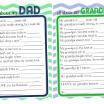 Father's Day Questionnaire & Free Printable   The Crafting Chicks   Free Printable Dad Questionnaire