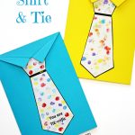 Father's Day Tie Card (With Free Printable Tie Template)   Messy   Free Printable Fathers Day Cards For Preschoolers