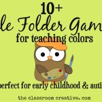 File Folder Games For Teaching Colors   Free Printable Folder Games