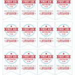 First Aid Certification Handouts {Free Printable For Yw Camp}   Free Printable Lifesaver Tags