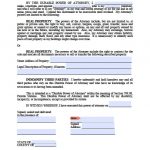 Florida Real Estate Only Power Of Attorney Form   Power Of Attorney   Free Printable Power Of Attorney Form Florida
