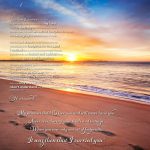 Footprints In The Sand Poem | Beautiful Poem From Only The Bible   Footprints In The Sand Printable Free