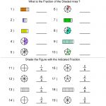 Fractions Worksheets | Printable Fractions Worksheets For Teachers   Free Printable First Grade Fraction Worksheets