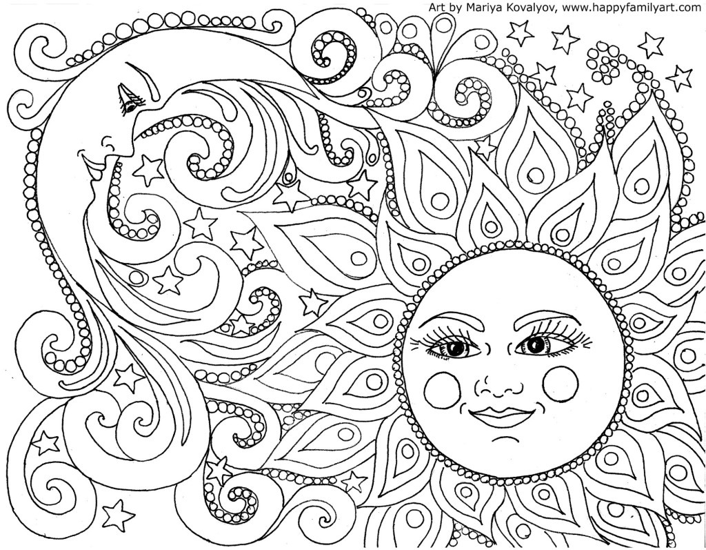 Free Adult Coloring Pages - Happiness Is Homemade - Free Printable Coloring Books For Adults