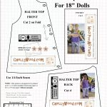 Free #agdoll Summer Shirt Pattern @ Chellywood #sewing 4#dolls   Free Printable Doll Clothes Patterns For 18 Inch Dolls