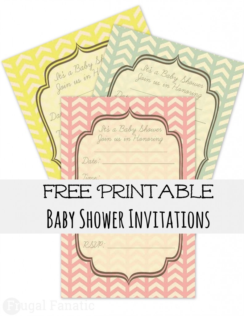 Free Baby Shower Invites - Frugal Fanatic - Free Printable Camo Baby Shower Invitations