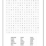Free Bible Word Search For Kids. Free And Printable! | Kids   Free Printable Bible Games For Youth