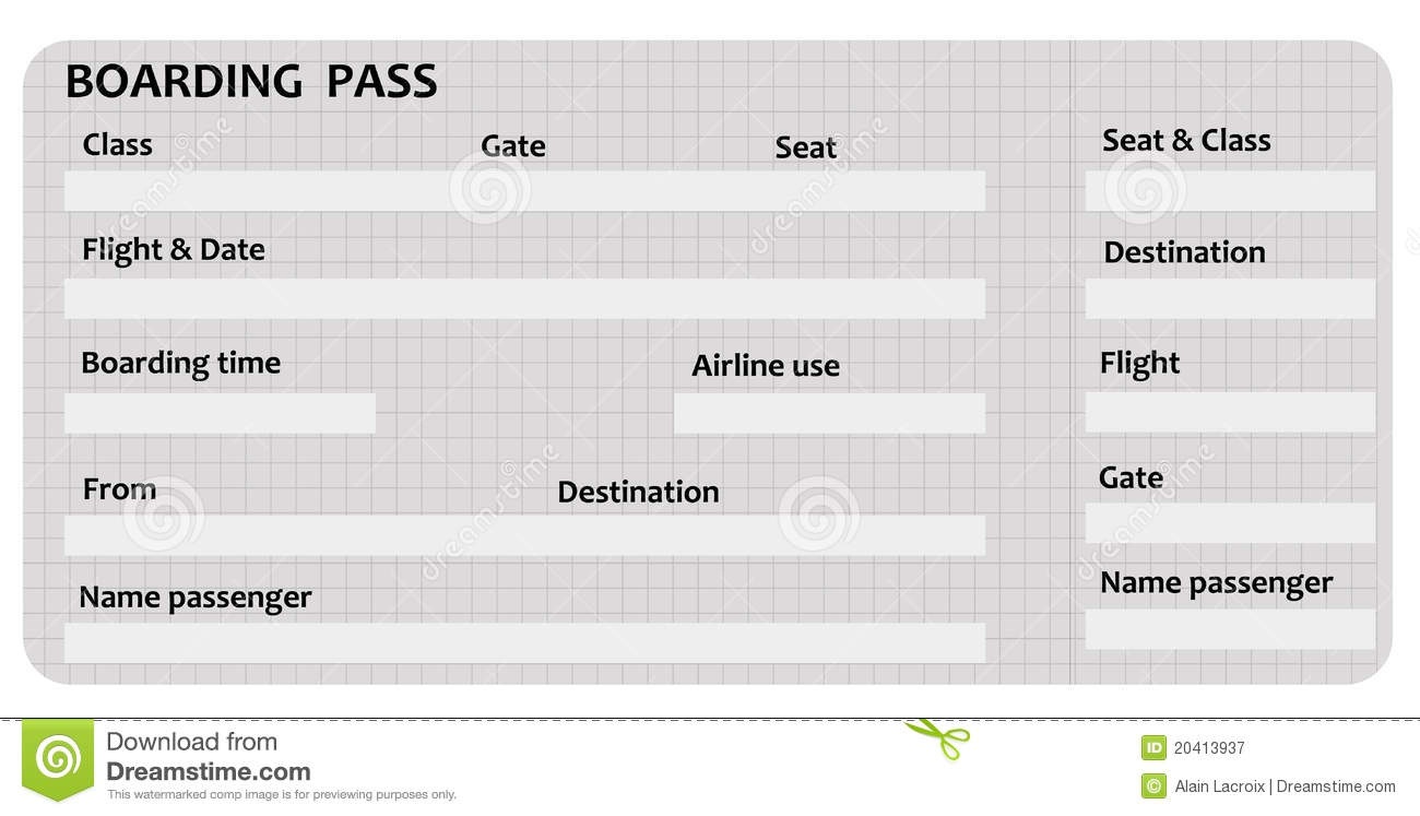 Free Boarding Pass Cliparts, Download Free Clip Art, Free Clip Art - Free Printable Boarding Pass
