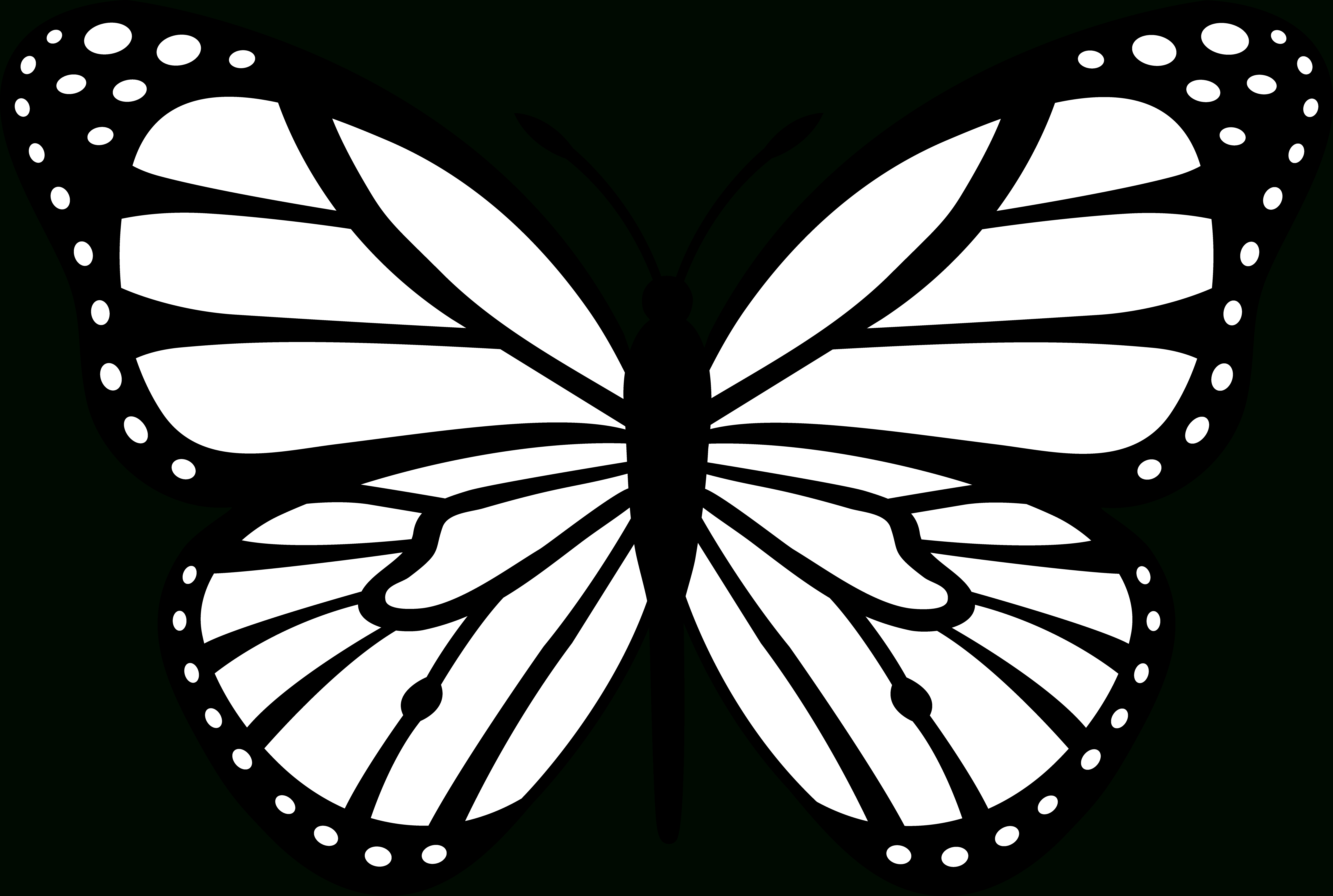 Free Cartoon Monarch Butterfly, Download Free Clip Art, Free Clip - Free Printable Butterfly Clipart
