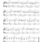 Free Christmas Piano Sheet Music, What Child Is This?   Christmas Piano Sheet Music Easy Free Printable