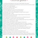 Free Christmas Trivia Game | Lil' Luna   Holiday Office Party Games Free Printable
