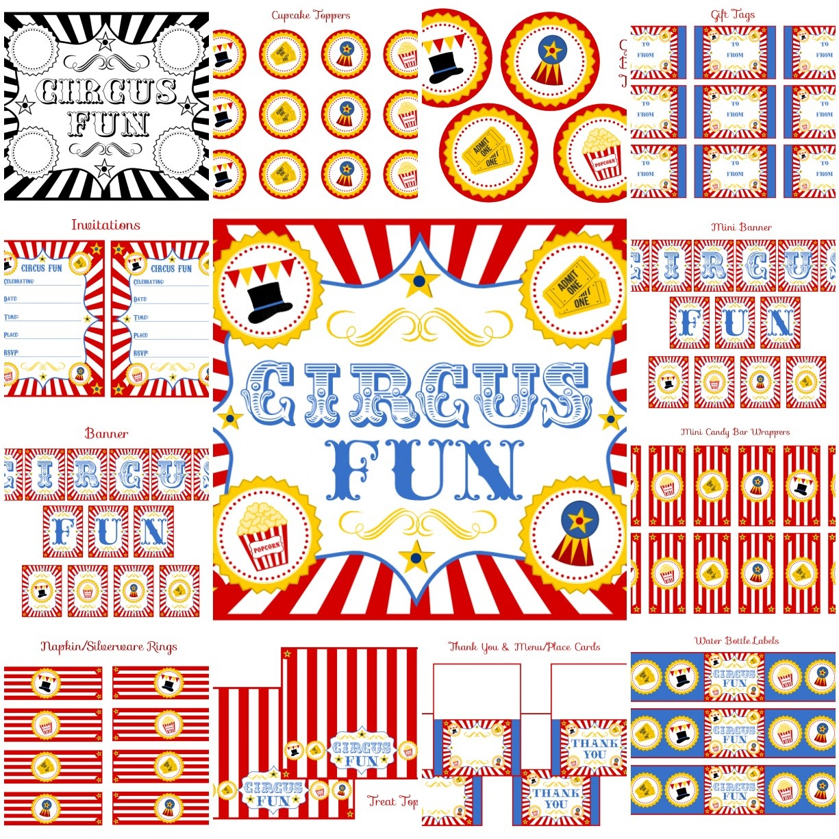 Free Printable Carnival Decorations Free Printable