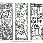 Free Coloring Pages For Adults Bookmarks   Coloring Home   Free Printable Spring Bookmarks