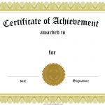 Free Customizable Certificate Of Achievement   Free Printable Certificates And Awards