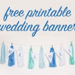 Free Diy Printable Wedding Banner   Free Bridal Shower Printable Decorations
