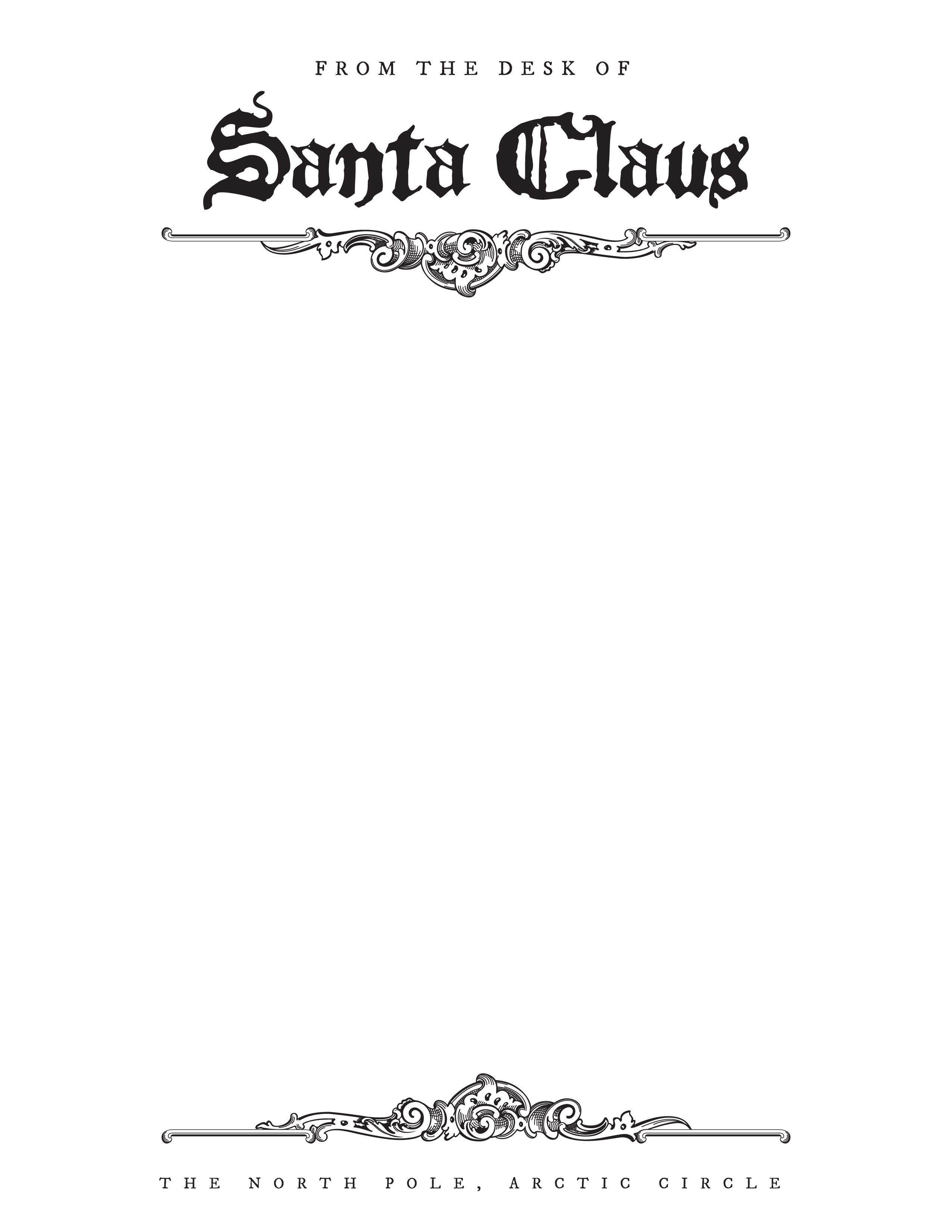 Free Download | Christmas | Santa Letter Printable, Santa Letter - Free Printable Dear Santa Stationary
