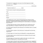 Free Easy Lease Agreement To Print | Free Printable Lease Agreement   Free Printable Basic Rental Agreement