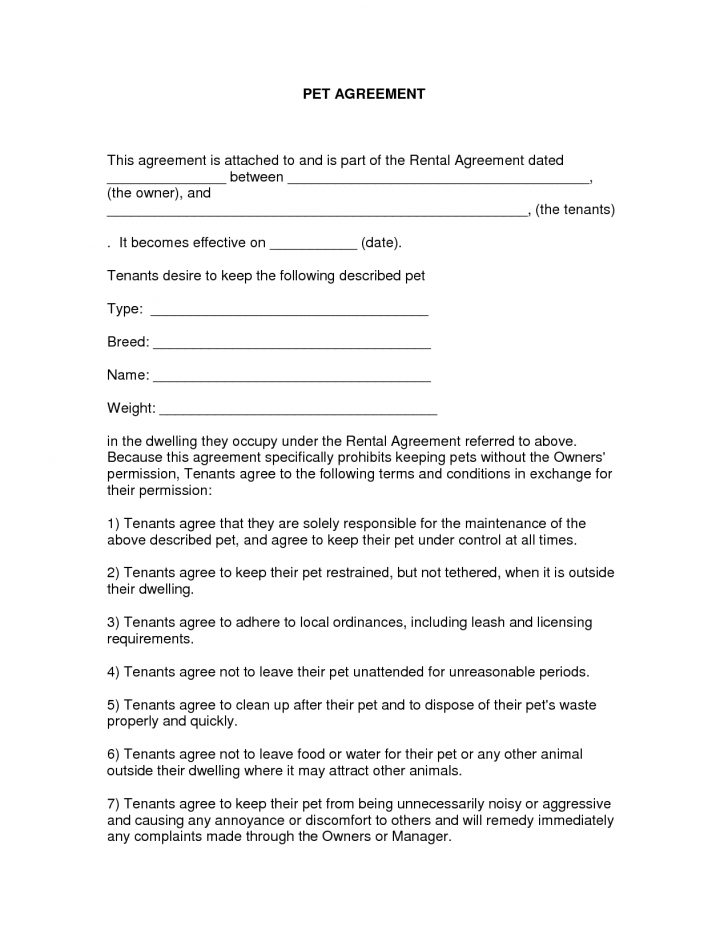 Free Printable Lease Agreement Texas