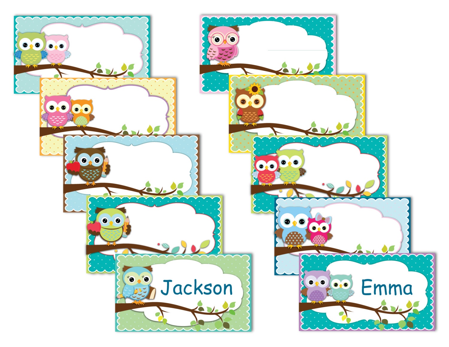 Free Editable Owl Name Tags | Tag Universe - Free Printable Name Tags For Preschoolers